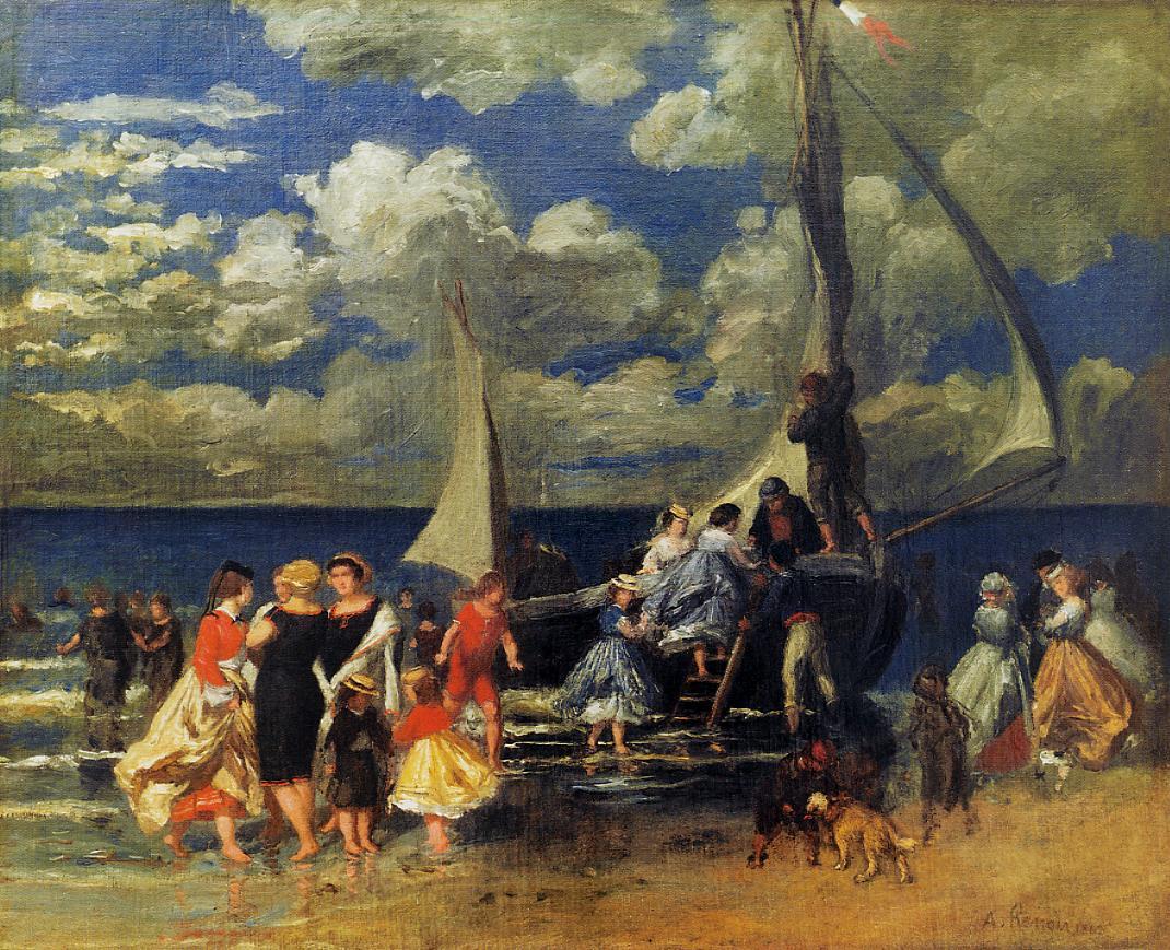 The return of the boating party 1862